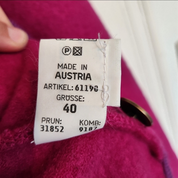 100% Wool Jacket By Geiger Women's Size Large - Picture 6 of 12